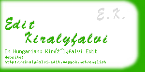 edit kiralyfalvi business card